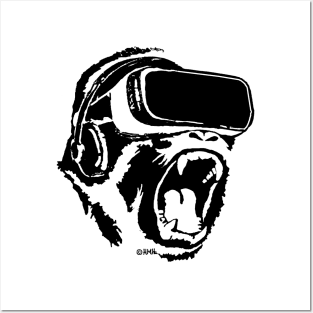 VR Gorilla Posters and Art